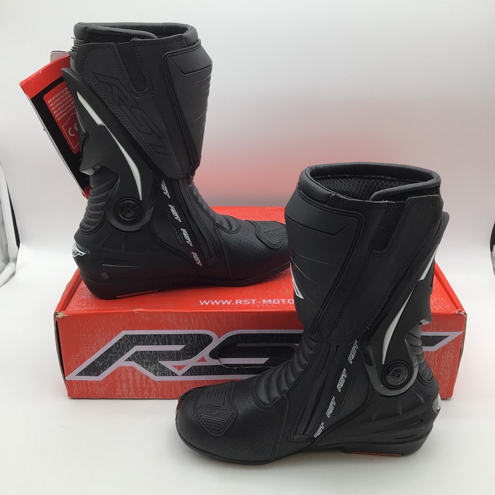 RST Tractech Evo III Sport CE Mens Motorcycle Boots‎ Black Size 6.5 NEW